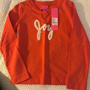 Lilly Pulitzer holiday shirt (joy)